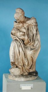 Femme boulonnaise nourrissant son enfant - Aime Jules Dalou