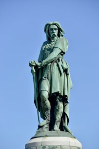 Statue colossale de Vercingétorix (72-46 av. J.-C.), chef gaulois - Sculpture de Millet Aimé (1819-1891) - Aime Millet