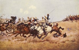 La Charge des cuirassiers à Rezonville - Aime Nicolas (after) Morot