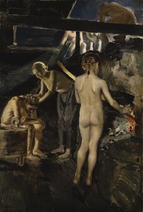 Dans le sauna