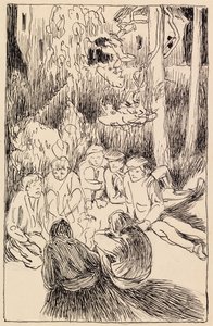 Les frères à la lande de Sonninmäki - Akseli Gallen-Kallela
