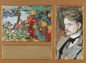 En Saga Jean Sibelius et paysage fantastique, 1894