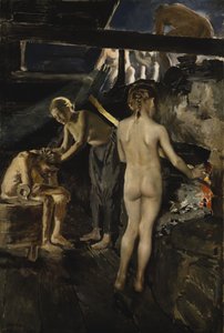 Dans le sauna