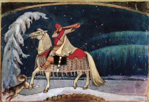 A.Gallen-Kallela, Kullervo part en guerre - Akseli Valdemar Gallen Kallela