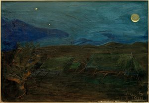 Tentes au clair de lune