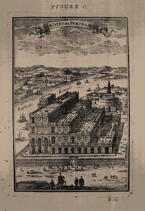 Les Jardins suspendus de Sémiramis, 1683 - Alain Manesson Mallet