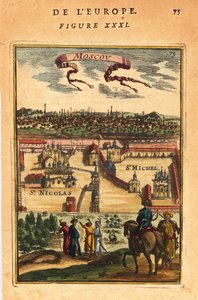 Moscou, 1683 - Alain Manesson Mallet