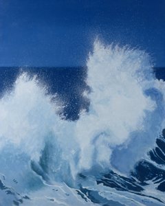 Deux petites vagues déferlantes