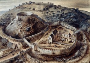 Château de Totnes, XIVe siècle, vers les années 1960 - Alan Ernest Sorrell