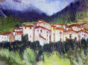 Paysage alpin, par Alberico Balbi Valier (1869-1910 environ) - Alberico Balbi Valier