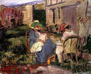 La Famille - Albert Charles Lebourg
