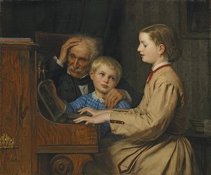 Le Chant de la Patrie. 1874 - Albert Anker