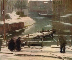 Le Dégel à Gand, vers 1902, 1906-7 - Albert Baertsoen