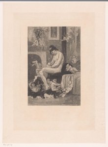 Femme nue au bord d