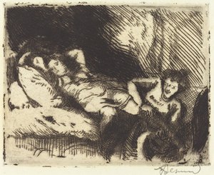 Le coucher - Albert Besnard