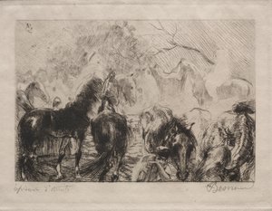 Marché aux chevaux à Alger, 1898 - Paul Albert Besnard