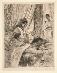 Le Déjeuner (ou Maternité heureuse) - Albert Besnard