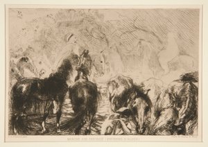 Marché aux chevaux (Environs de) - Albert Besnard