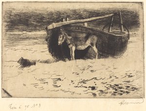 Un petit âne à Berck - Albert Besnard