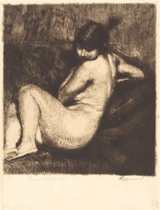 Le turban à aigrette - Albert Besnard