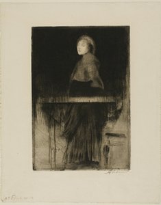 Femme en cape