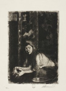 Femme avec un vase - Albert Besnard