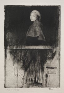 Femme avec une cape, 1889 - Paul Albert Besnard