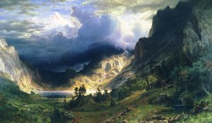 Une tempête dans les montagnes Rocheuses - Mont Rosalie
