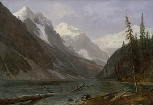 Rocheuses canadiennes (Lake Louise) - Albert Bierstadt