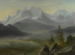 Mont Blanc - Albert Bierstadt