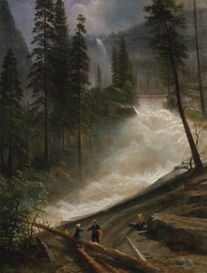 Chutes de Nevada, Yosemite - Albert Bierstadt