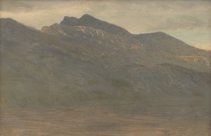 Vue sereine sur les montagnes (White Mountains, New Hampshire) - Albert Bierstadt
