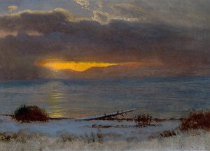 Lever de soleil sur le lac Tahoe, Californie
