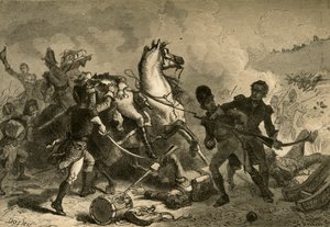 Bataille de la Nouvelle-Orléans - Mort du général Pakenham, 1878