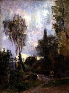 Une route à Hondouville