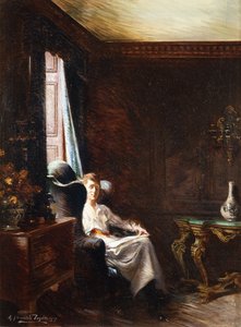 Lecture près de la fenêtre, 1919