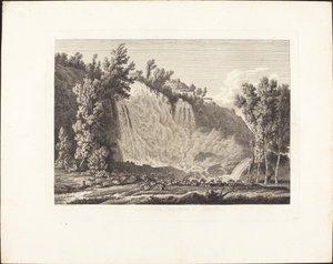 Cascatella Superiore à Tivoli - Albert Christoph Dies