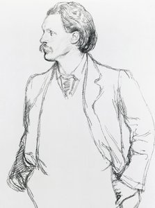 Portrait de George Gissing, romancier anglais