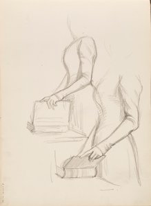 Camille Vallery-Radot, esquisse de portrait - Albert Edelfelt