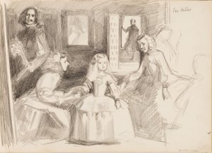 Las Meninas, esquisse d