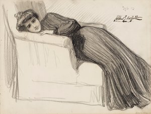 Femme au repos - Albert Edelfelt