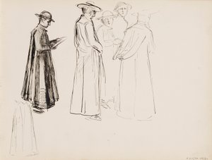 Le clergé - Albert Edelfelt