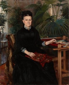 Portrait de Mme Anna Sinebrychoff - Albert Edelfelt