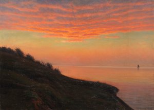 Ambiance du soir sur la côte danoise, 1920