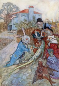 Illustration pour Alice au pays des merveilles - Albert Edward Jackson