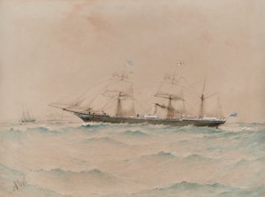 Paquebot Royal Africain, Lagos, Dyson Weston Commandant