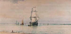 Paysage marin, vers 1896 - Albert Ernest Markes