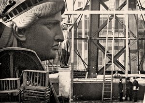 Assemblage de la Statue de la Liberté, Paris - Albert Fernique