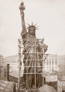 Assemblage de la Statue de la Liberté, Paris