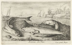Trois poissons sur la plage